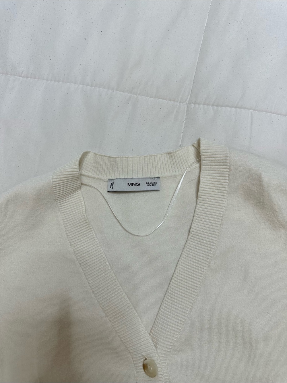 Mango Button Front Cropped Cardigan - Picture 2 of 3